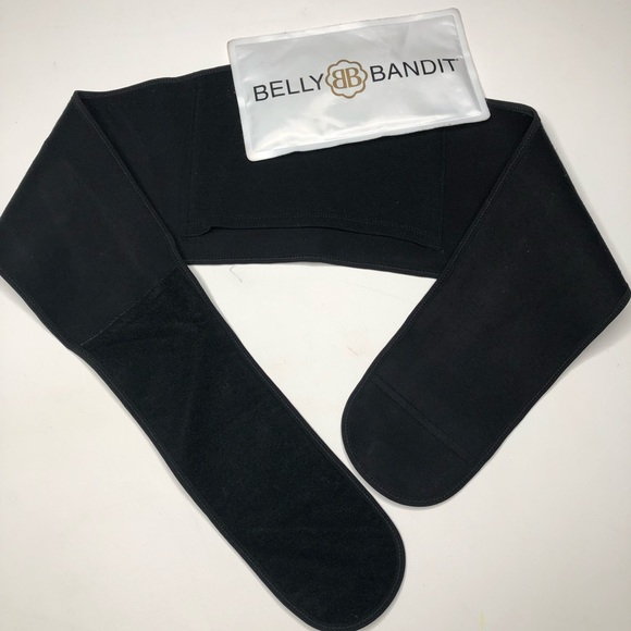 Belly Bandit Upsie Belly Pregnancy Support Band w/ Hot Cold Pack, Black, XL - Picture 2 of 9
